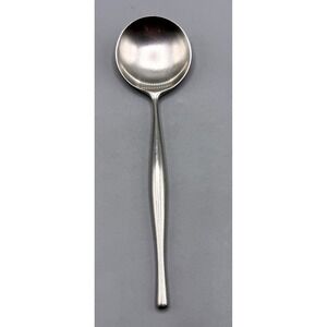 Lauffer Norway Design 9 Round Bowl Soup Spoon 18/8 Stainless Don Wallance-A
